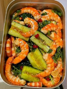One of Maria’s favourite lunches prepared and ready to serve